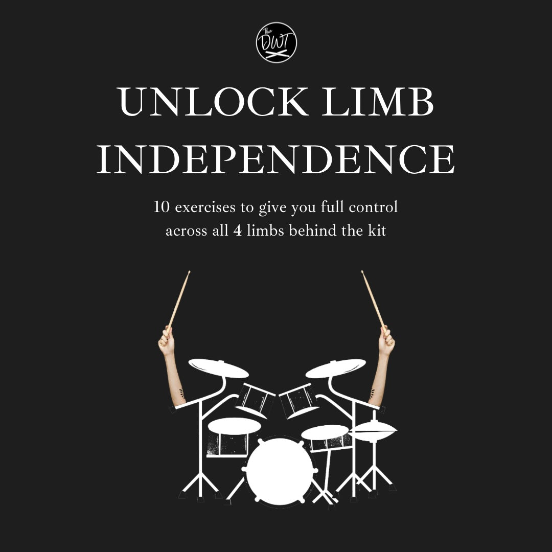 “Unlock Limb Independence” Drumming eBook & Video Course