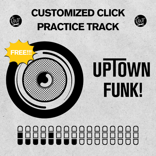 *FREE* Customized Click Practice Track MP3 - “Uptown Funk” by Bruno Mars